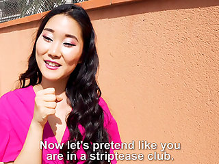 Katana is a nasty brunette Asian ready to ride a massive dong