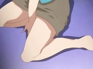 Her big floppy anime tits squirt milk as she rides cock